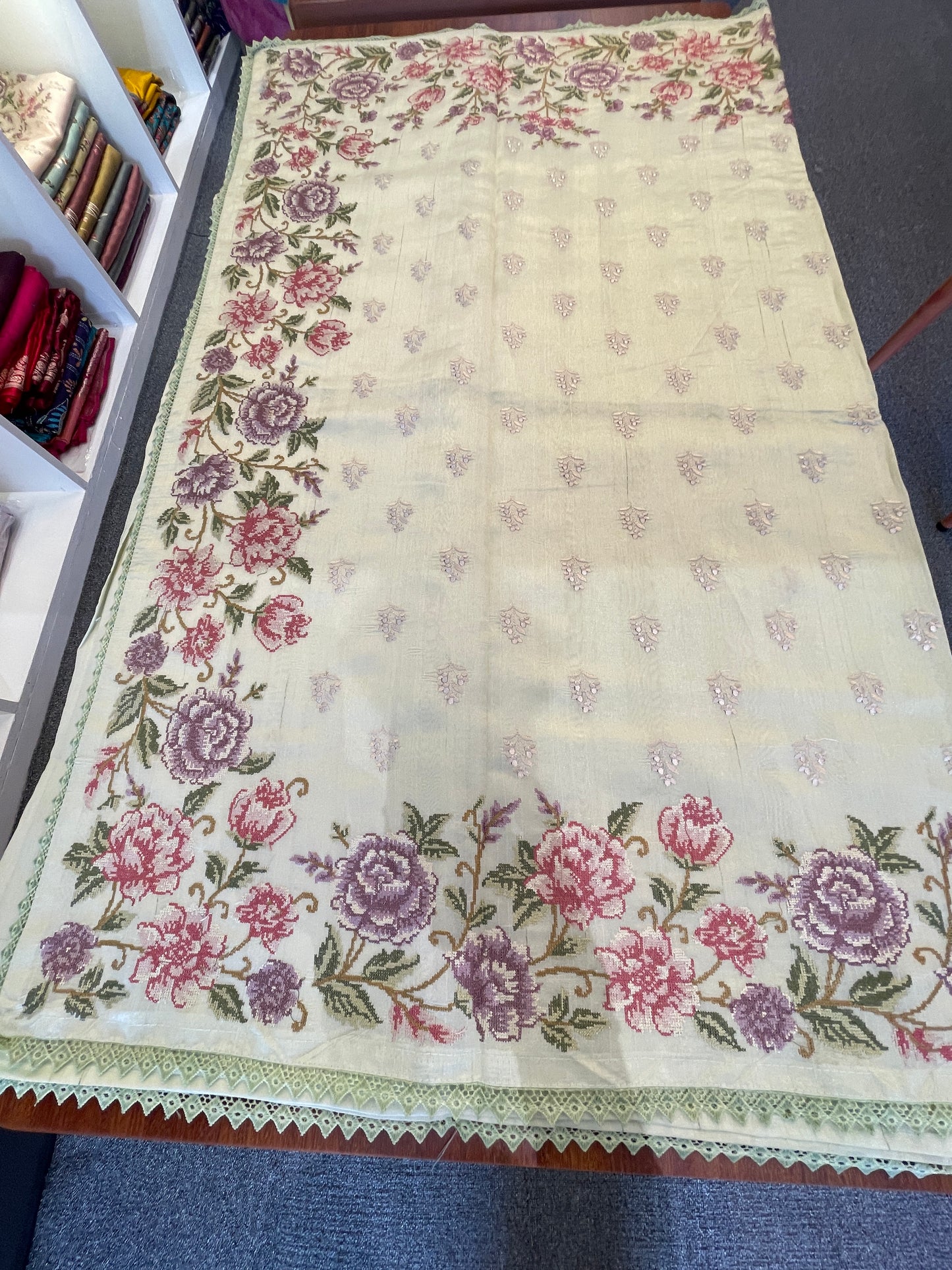 Embroidered tussar (Copy)