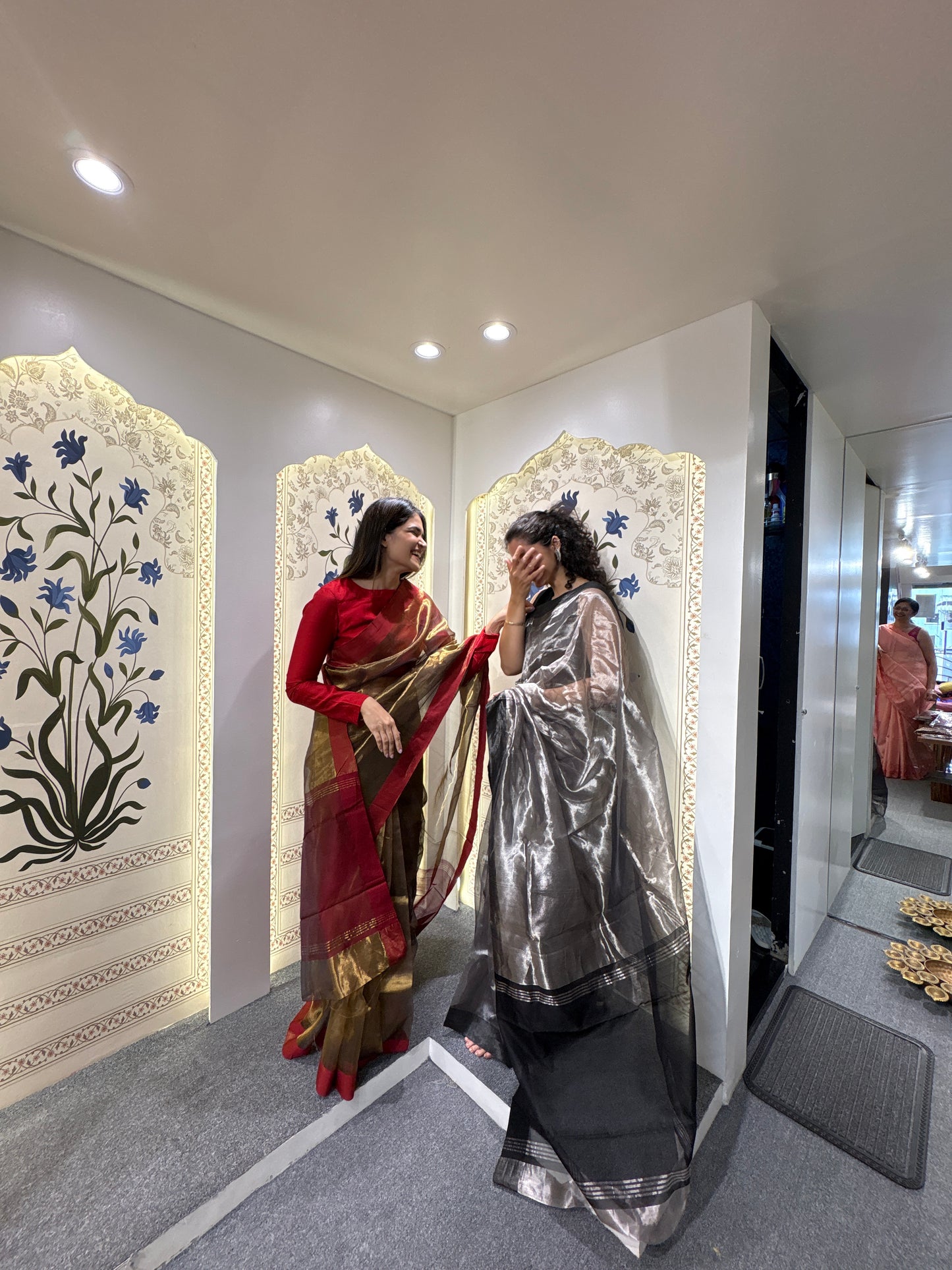 chanderi tisshu silk