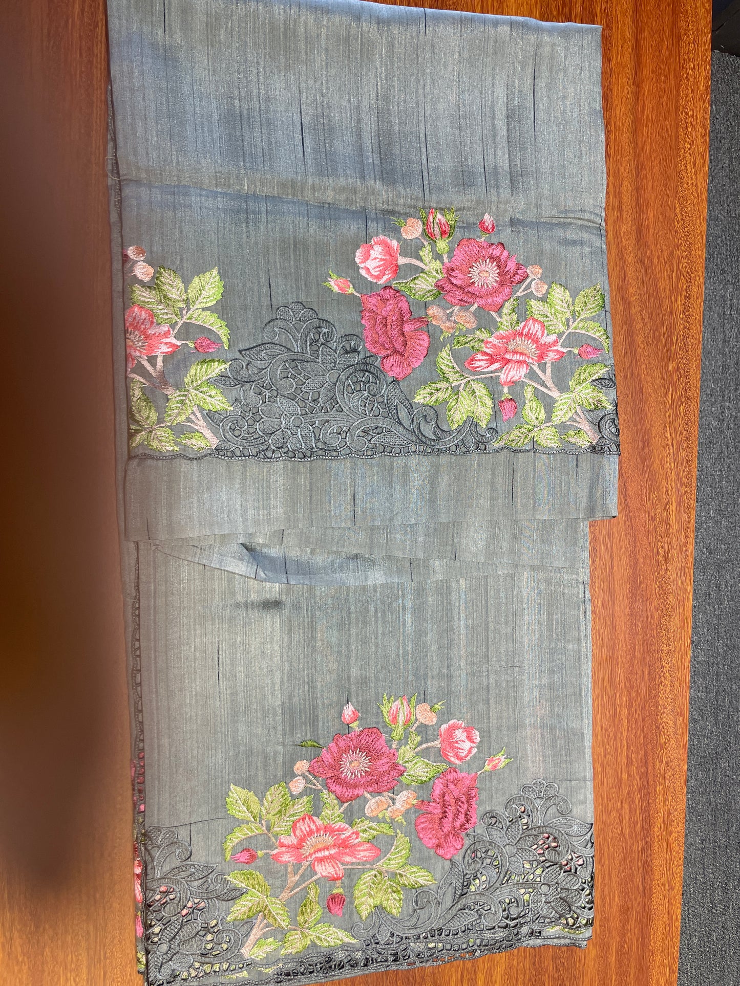 Embroidered tussar (Copy) (Copy)