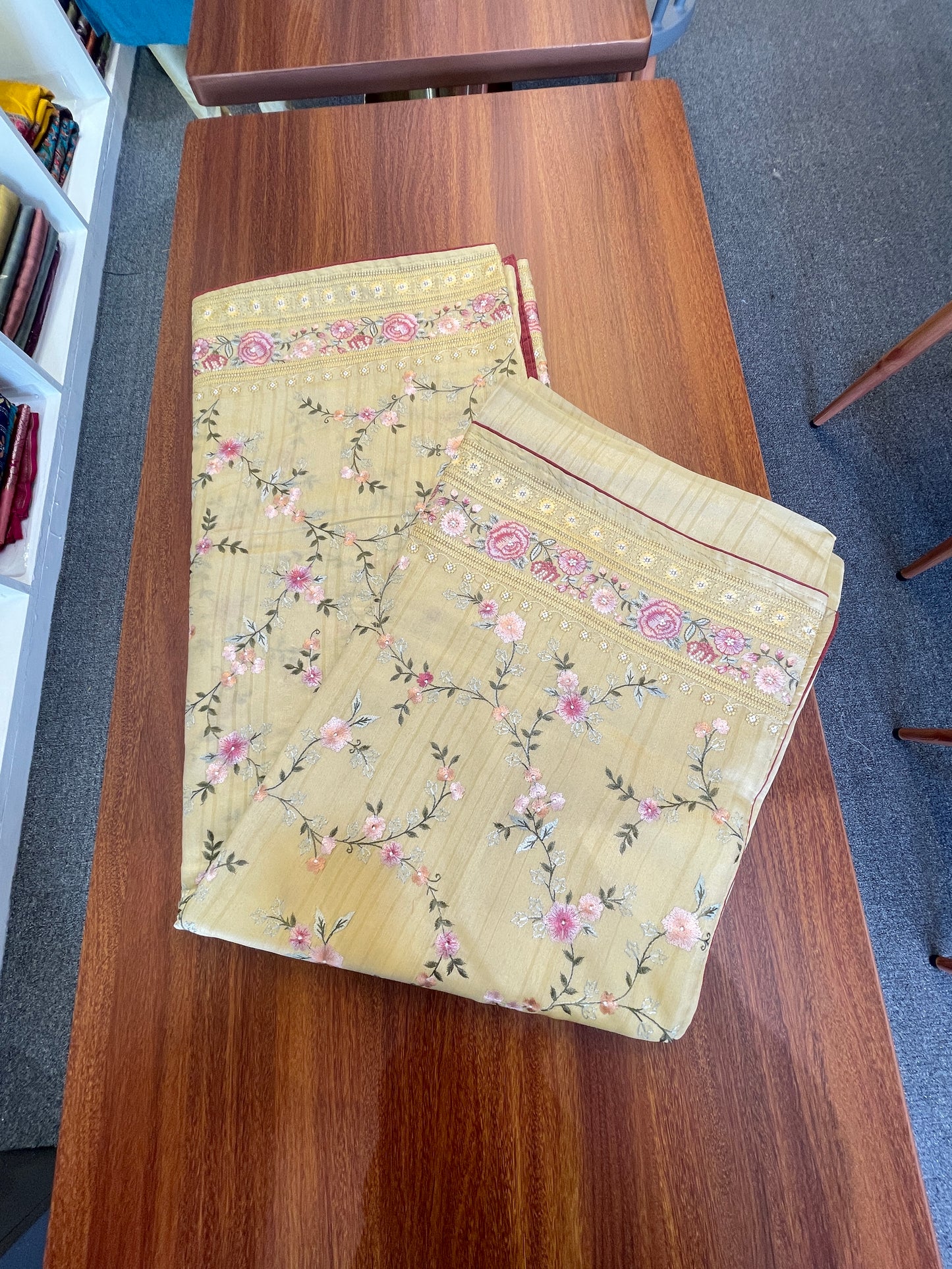 Embroidered tussar (Copy) (Copy) (Copy) (Copy)