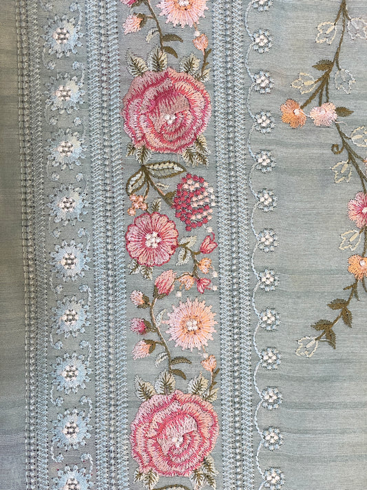 Embroidered tussar (Copy) (Copy) (Copy)