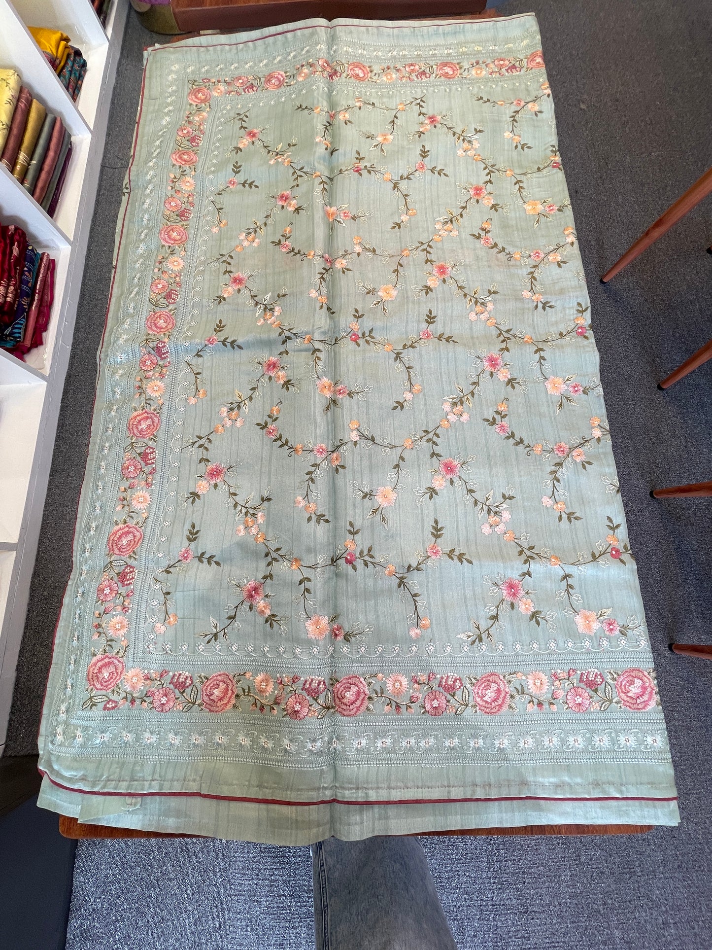 Embroidered tussar (Copy) (Copy) (Copy)