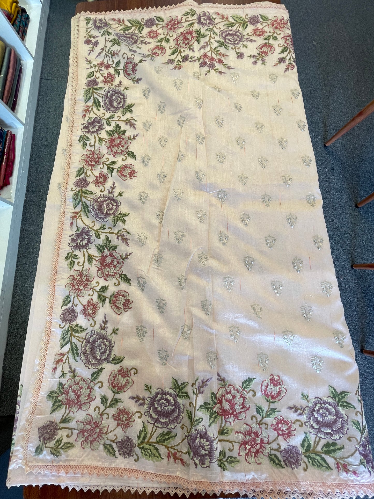 Embroidered tussar (Copy) (Copy)