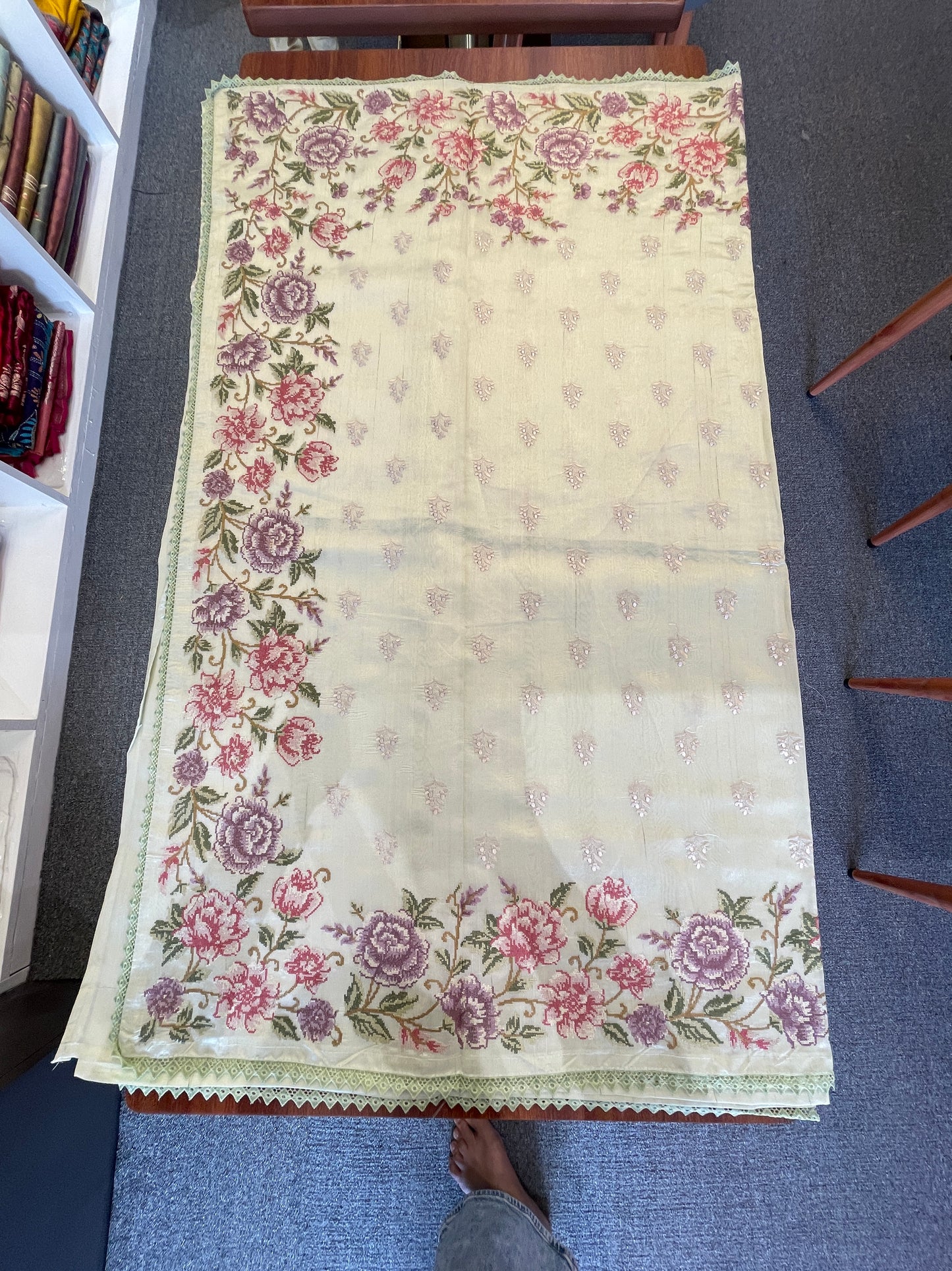 Embroidered tussar (Copy)